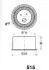 MITSUBISHI Натяжной ролик PAJERO / CARISMA 1,8 16V JAPANPARTS BE-515 (фото 2)