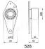 RENAULT Натяжной ролик Clio 1,7/1,9D/Laguna 1,8-2,0/R9/11/19/21,Trafic,Volvo JAPANPARTS BE-528 (фото 2)