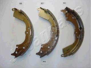 TOYOTA Щеки тормозные HIACE IV 95- JAPANPARTS GF-242AF