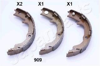 MITSUBISHI К-т колодок стояночного тормоза ASX, Lancer 08-, Outlander 06- JAPANPARTS GF-909AF