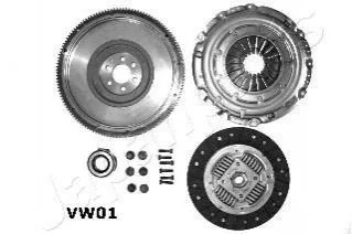 VW К-кт сцепления с маховиком Audi A3,Skoda Octavia,SuperB,Caddy III,Golf V,VI,Passat,Touran 1.9/2.0TDI 03- JAPANPARTS KV-VW01
