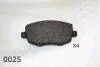 Тормозные колодки передн. LANCIA YPSILON 1.2-1.4 03 JAPANPARTS PA-0025AF (фото 1)