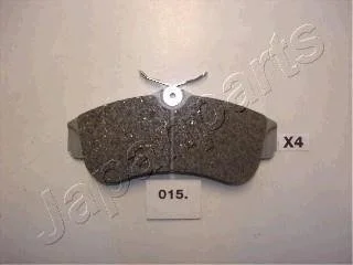 NISSAN Тормозные колодки перед.Primera 90-01, Almera 00- JAPANPARTS PA-015AF