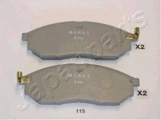 Комплект тормозных колодок, дисковый тормоз JAPANPARTS PA-115AF