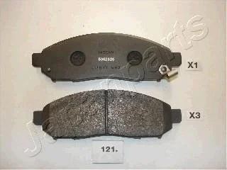 NISSAN Тормозные колодки передн..Murano,Navara,Pathfinder 05- сист.Tokico JAPANPARTS PA-121AF