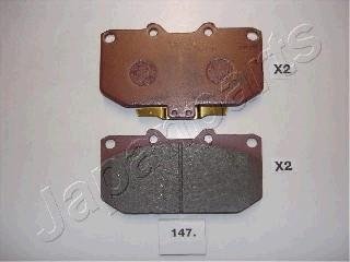 SUBARU Тормозные колодки передн. Impreza 98- JAPANPARTS PA-147AF