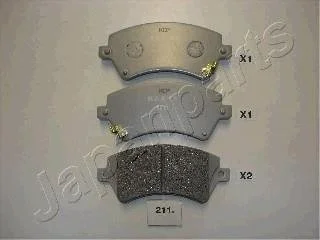 TOYOTA Тормозные кол. пер.Corolla 02- E12 JAPANPARTS PA-211AF