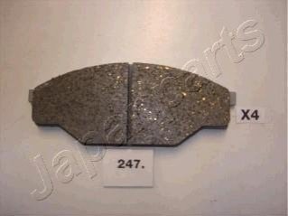 TOYOTA Колодки тормозные передние Hiace II,Hilux II,VW Taro 89- JAPANPARTS PA-247AF