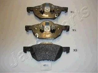 Тормозные колодки дисковые JAPANPARTS PA-452AF