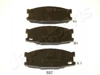 MITSUBISHI К-т тормозных колодок передних Canter JAPANPARTS PA-507AF