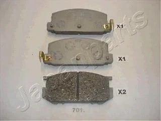 SUBARU Колодки торм. зад. Legacy, Impreza - 98 JAPANPARTS PA-701AF