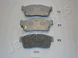 SUZUKI Тормозные колодки передн. Ignis 03-,Daihatsu Sirion, Charade JAPANPARTS PA-809AF