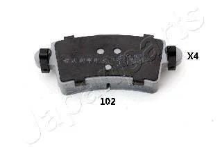 Комплект тормозных колодок, дисковый тормоз JAPANPARTS PP-102AF