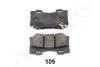 NISSAN Колодки тормозные задн.370Z,Infiniti G37 07- JAPANPARTS PP-105AF (фото 1)