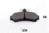 Тормозные колодки дисковые JAPANPARTS PP-230AF (фото 1)