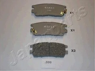 Тормозные колодки дисковые JAPANPARTS PP-599AF