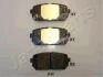 KIA Тормозные колодки задн.Carens 06- JAPANPARTS PP-K10AF (фото 1)
