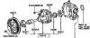 TOYOTA Помпа воды Corolla 1.3 84- JAPANPARTS PQ-297 (фото 3)