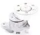 TOYOTA Ролик с натяж. Avensis,Camry,Previa,RAV4 00- JAPANPARTS TS-202 (фото 1)
