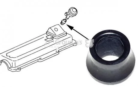 Сальник клапанной крышки (сапуна) VW JP GROUP 1112001300