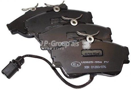 Комплект тормозных колодок, дисковый тормоз JP GROUP 1163603710 (фото 1)