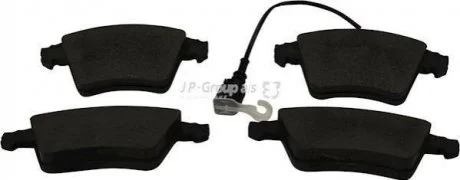 Тормозные колодки перед. T5 03- (R16) толщина 19,8мм JP GROUP 1163609010
