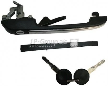 Ручка двери перед. Golf/Passat -94 Л. (+замок) JP GROUP 1187100671