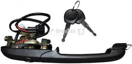 Ручка передньої двері зовнішня Passat 94>96 Л. (+ЦЗ) JP GROUP 1187101170