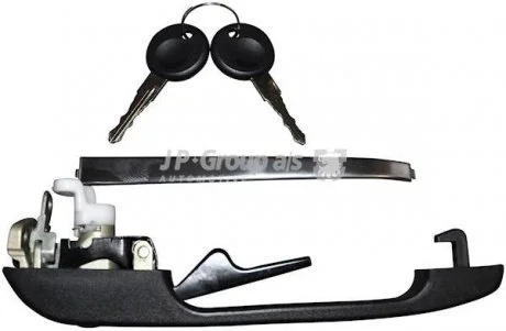 Ручка дверей перед. Audi 80/90 -87 Лів. (+вставка замка/ключ) JP GROUP 1187102270