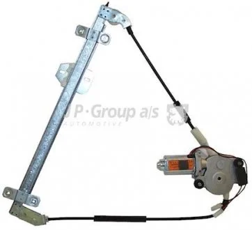 Механизм стеклоподъемника перед. Golf II -91 Прав. (c электомотором) JP GROUP 1188100680