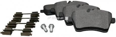 Комплект гальмівних колодок, дискове гальмо JPG JP GROUP 1363601510