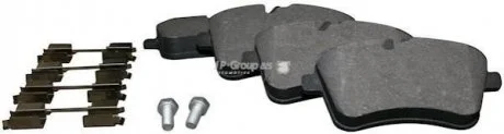 Комплект гальмівних колодок, дискове гальмо JPG JP GROUP 1363601610