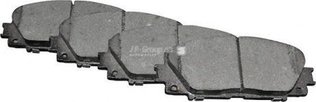 Тормозные колодки перед. Toyota Yaris 07- (akebono) JP GROUP 4863601210