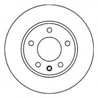 Диск тормозной AUDI A3, SEAT CORDOBA, IBIZA, SKODA,VW, передн., вент. Jurid 562040JC