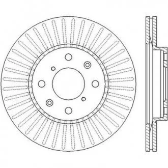 Диск тормозной SUZUKI SWIFT III 1.3 1.5 05- передн. Jurid 562456JC