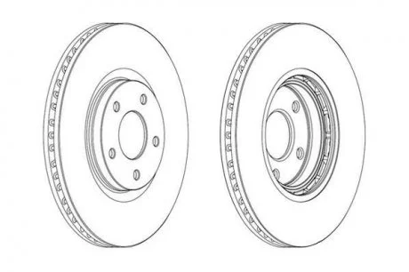 Тормозной диск Jurid 562465JC