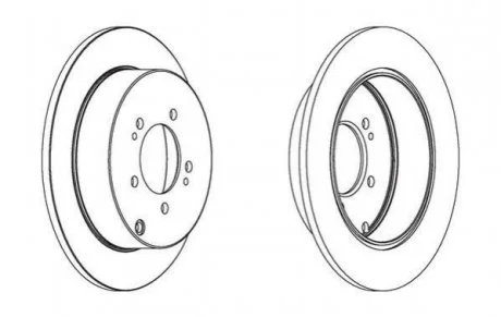 Тормозной диск Jurid 562527JC
