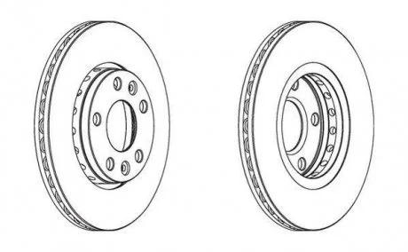 Тормозной диск Jurid 562529JC