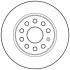 Диск тормозной SKODA OCTAVIA 08-,SUPERB 08-; VW CADDY 2010-; SEAT LEON 05- задн. Jurid 562614JC (фото 1)