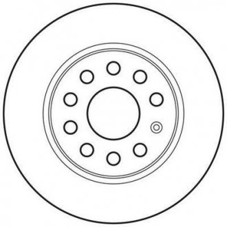 Диск тормозной SKODA OCTAVIA 08-,SUPERB 08-; VW CADDY 2010-; SEAT LEON 05- задн. Jurid 562614JC