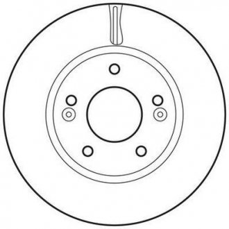 Диск тормозной HYUNDAI I30 07- (15) передн. Jurid 562625JC