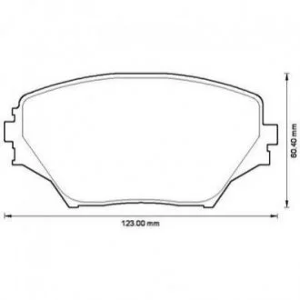 TOYOTA Тормозные колодки передние Rav 4 00- Jurid 572487J