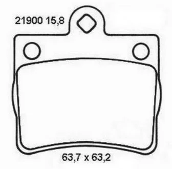 DB Тормозные колодки задн.W124/202 1.8/2.0/2.2 92- Jurid 573053J