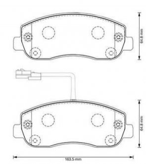 RENAULT Тормозные колодки передн.Master III 10- Jurid 573357J