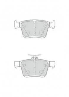Гальмівні колодки зад. VW Golf VII 13- (ATE) Jurid 573409J