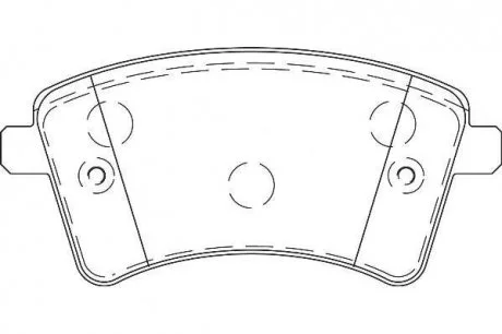 Комплект тормозных колодок, дисковый тормоз Jurid 573414J