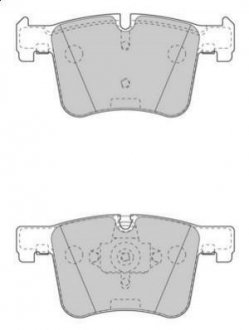 BMW Тормозные колодки передн.1 F20,3 F30,X3 F25,X4 X26 11- Jurid 573432J