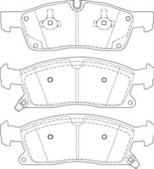 Гальмівні колодки пер. C292/W166/X166 (TRW) Jurid 573459J