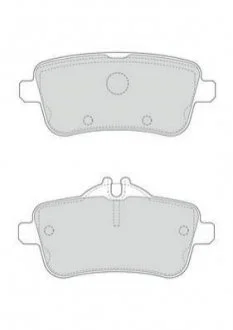 DB Тормозные колодки задн. W166/X166/W176 A/GL/M Class 11- Jurid 573465J