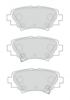 MAZDA Тормозные колодки задн.Mazda 3 13- Jurid 573614J